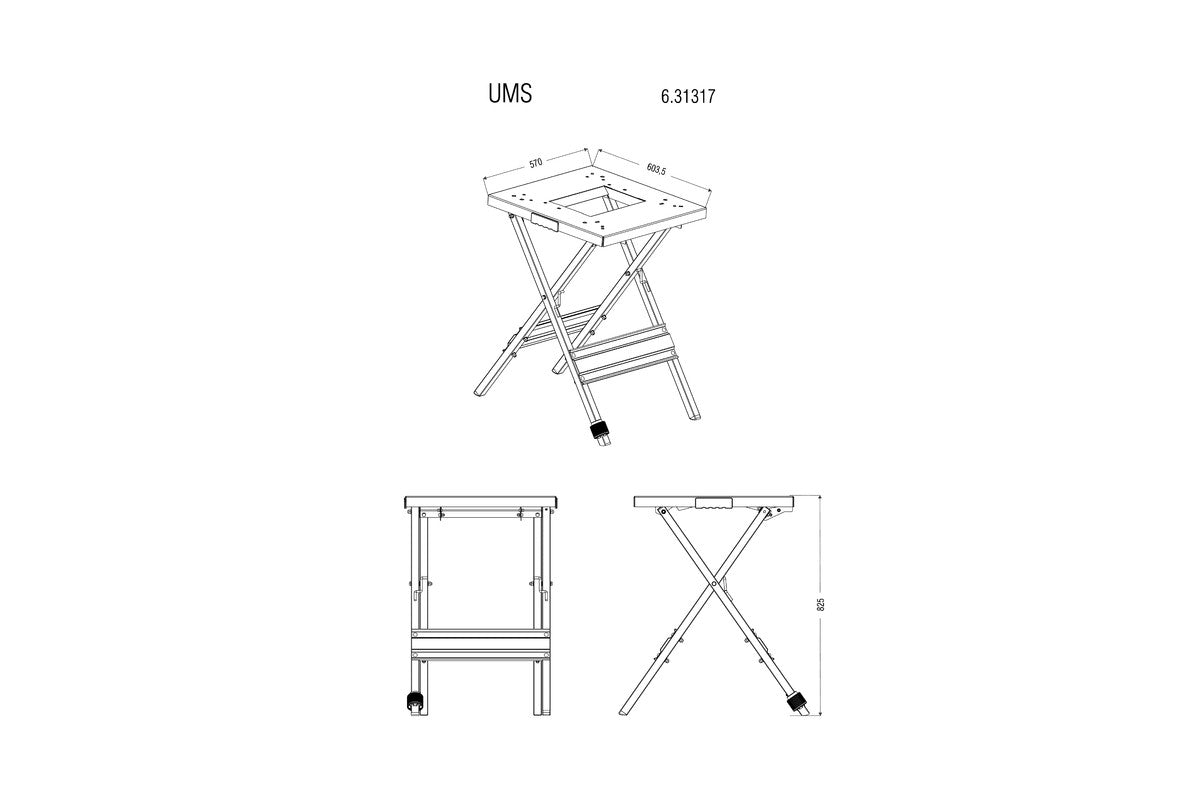 Buy Metabo | Machine Stand Ums (631317000) from Power Tool Services - Image 2 | Best Price