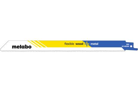 Buy Metabo | 2 Sabre Saw Blades "Flexible Wood + Metal" 225 X 0.9 Mm (631097000) from Power Tool Services - Image 1 | Best Price