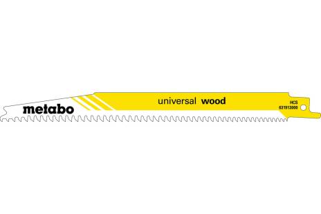 Buy Metabo | 2 Sabre Saw Blades "Universal Wood" 200 X 1.25 Mm (631910000) from Power Tool Services - Image 1 | Best Price