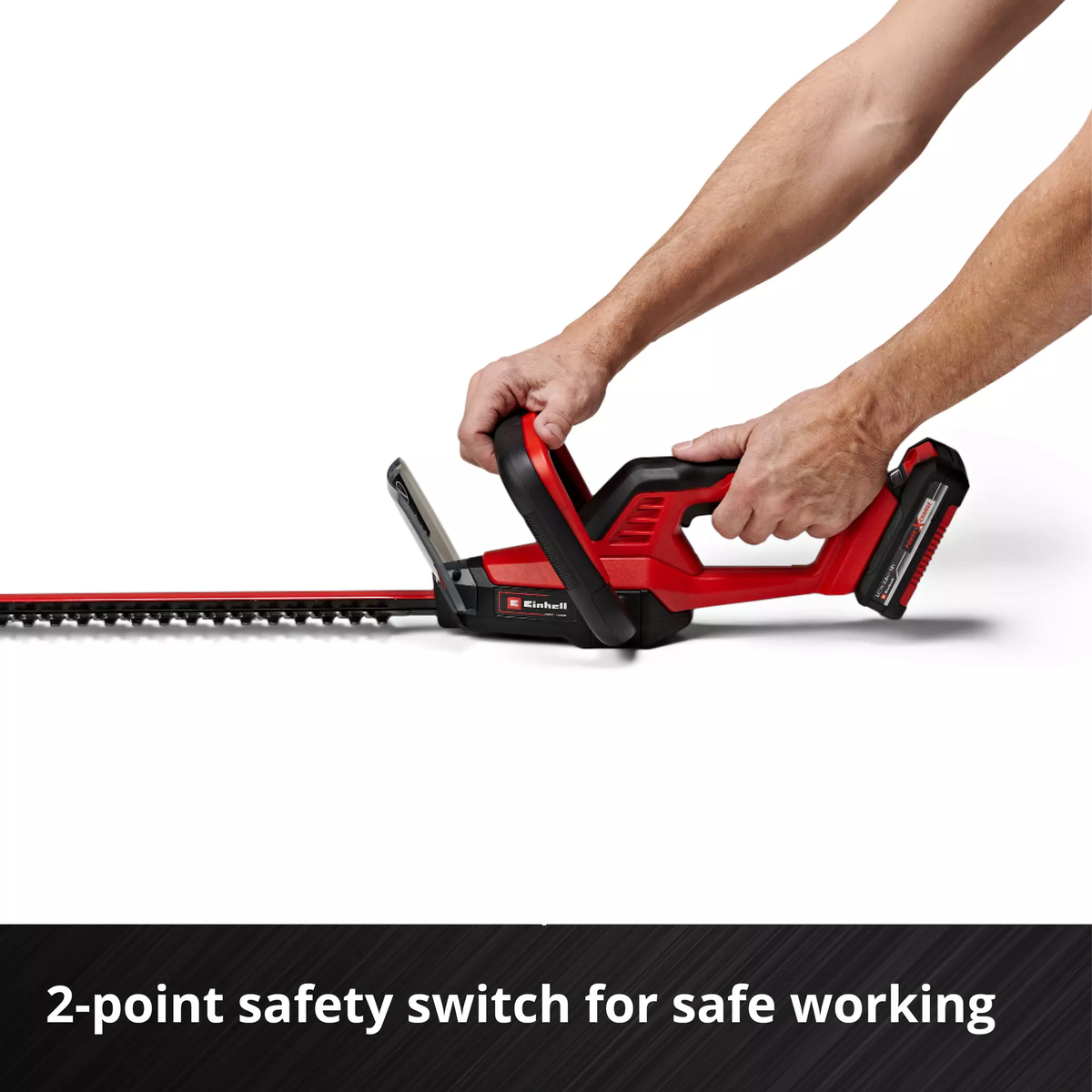 Einhell Cordless Hedge Trimmer GC-CH 18/40 Li Solo - Image 6