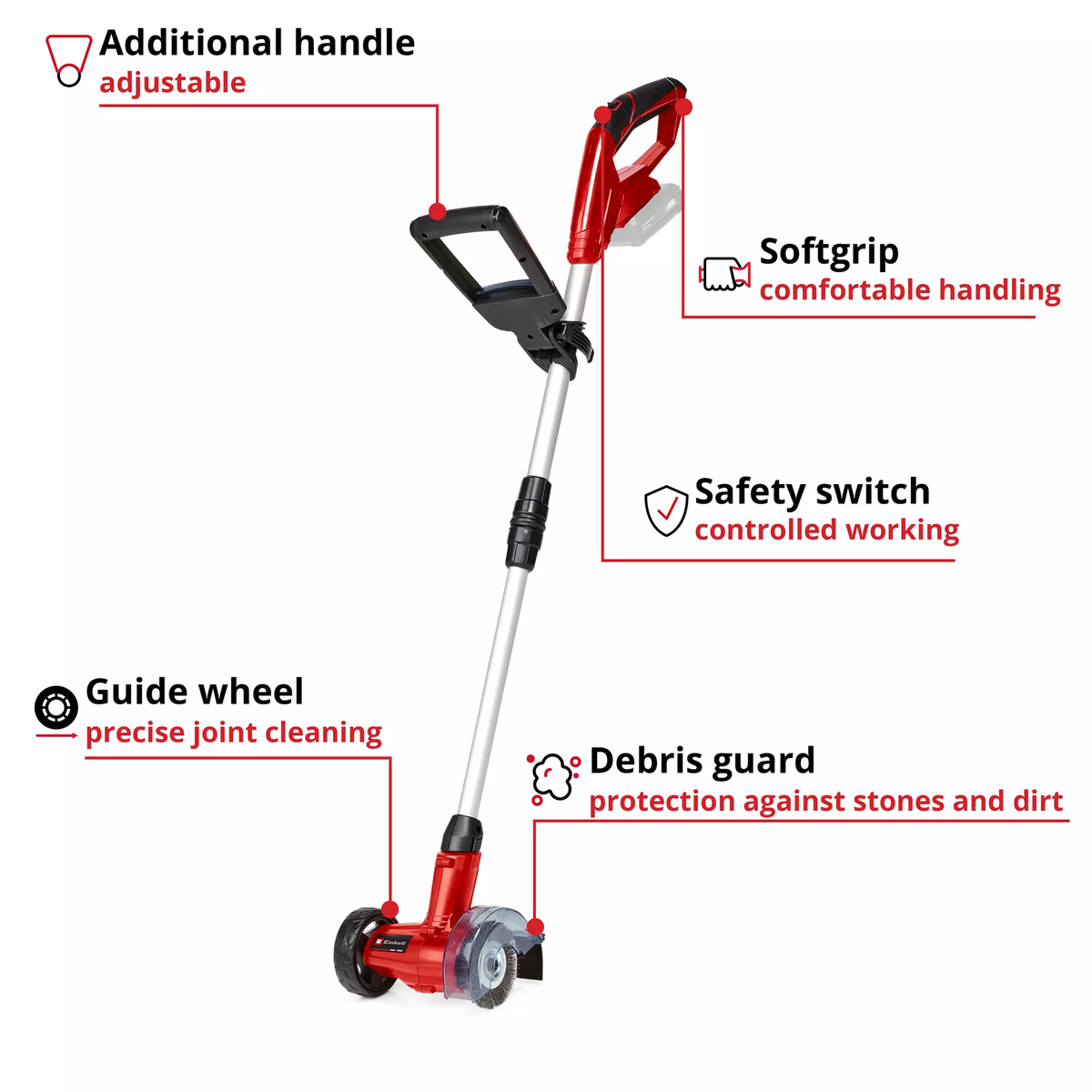 Einhell Cordless Grout Cleaner GC-CC 18 Li-Solo