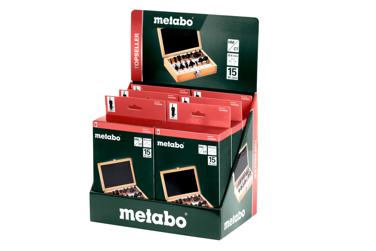 Buy Metabo | Router Assortment, "Sp" 6Mm, 15 Pieces (635260000) from Power Tool Services - Image 2 | Best Price