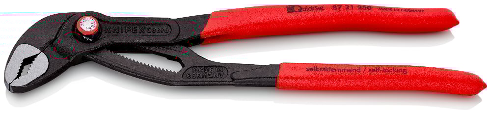 KNIPEX Cobra QuickSet High-Tech Water Pump Pliers 87 21 250 1 - Power Tool Services
