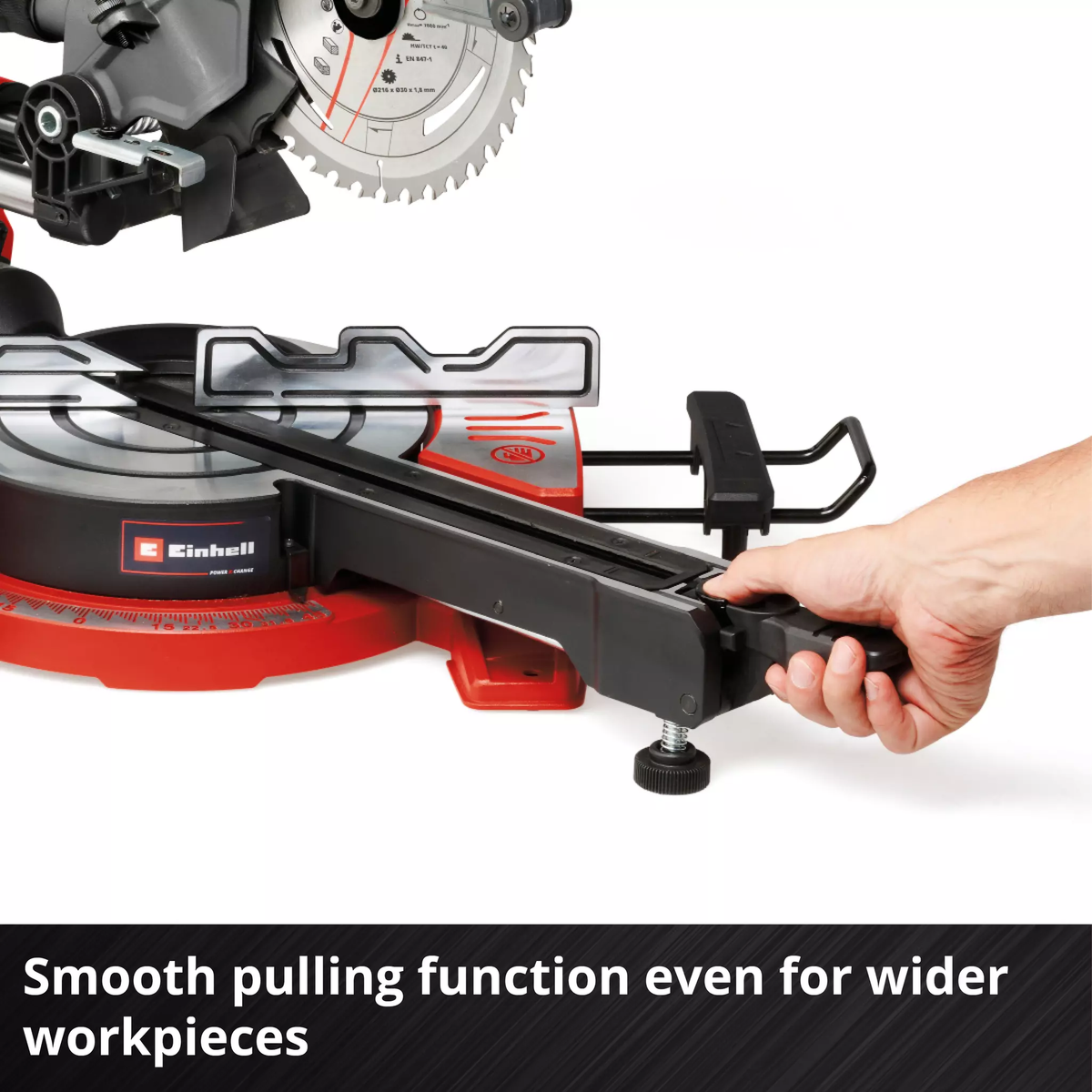 Einhell Cordless Sliding Mitre Saw TE-SM 36/8 L Li-Solo