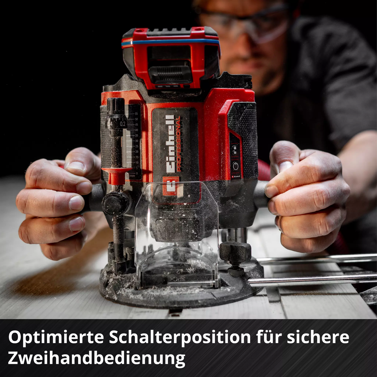 Einhell Professional Cordless Router TP-RO 18/55 Li BL - Solo