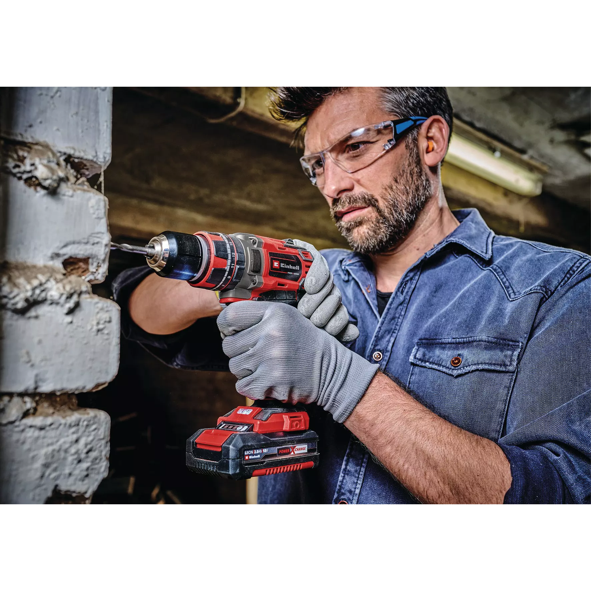 Einhell Cordless Impact Drill TP-CD 18/50 Li-i BL (2x2,0Ah)