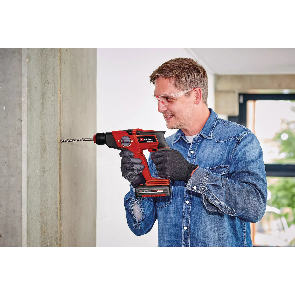 Einhell Cordless Rotary Hammer TE-HD 18/12 Li - Solo