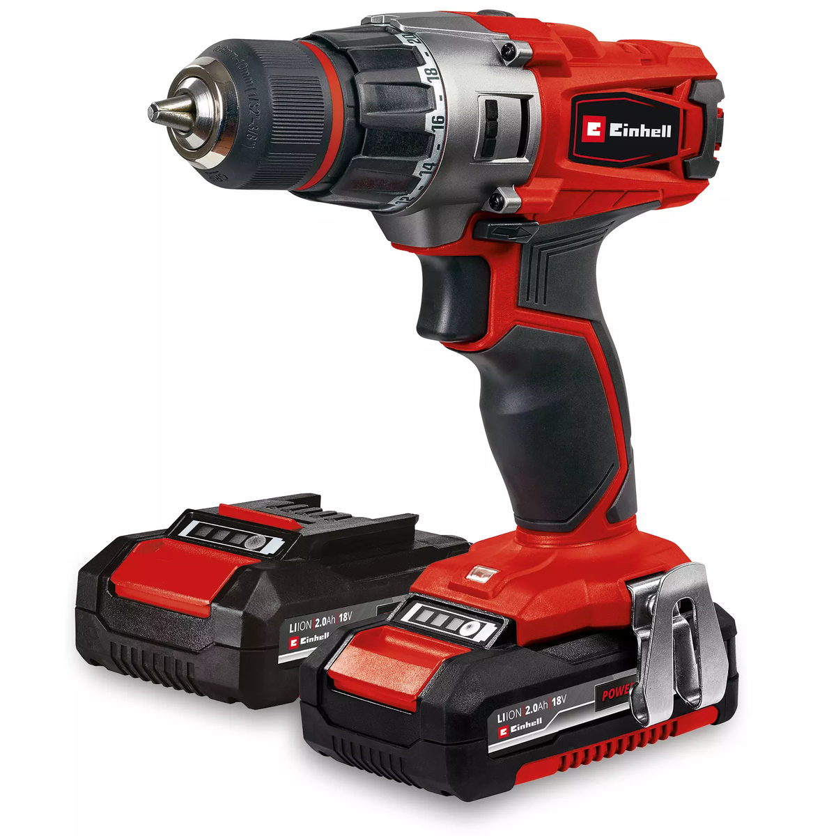 Einhell Cordless Drill Kit TE-CD 18/2 Li (2x2,0 Ah) - Image 1