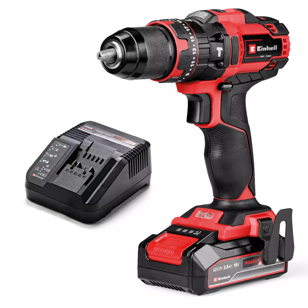 Einhell Cordless Impact Drill TE-CD 18/44 Li-i (1x2,5Ah)