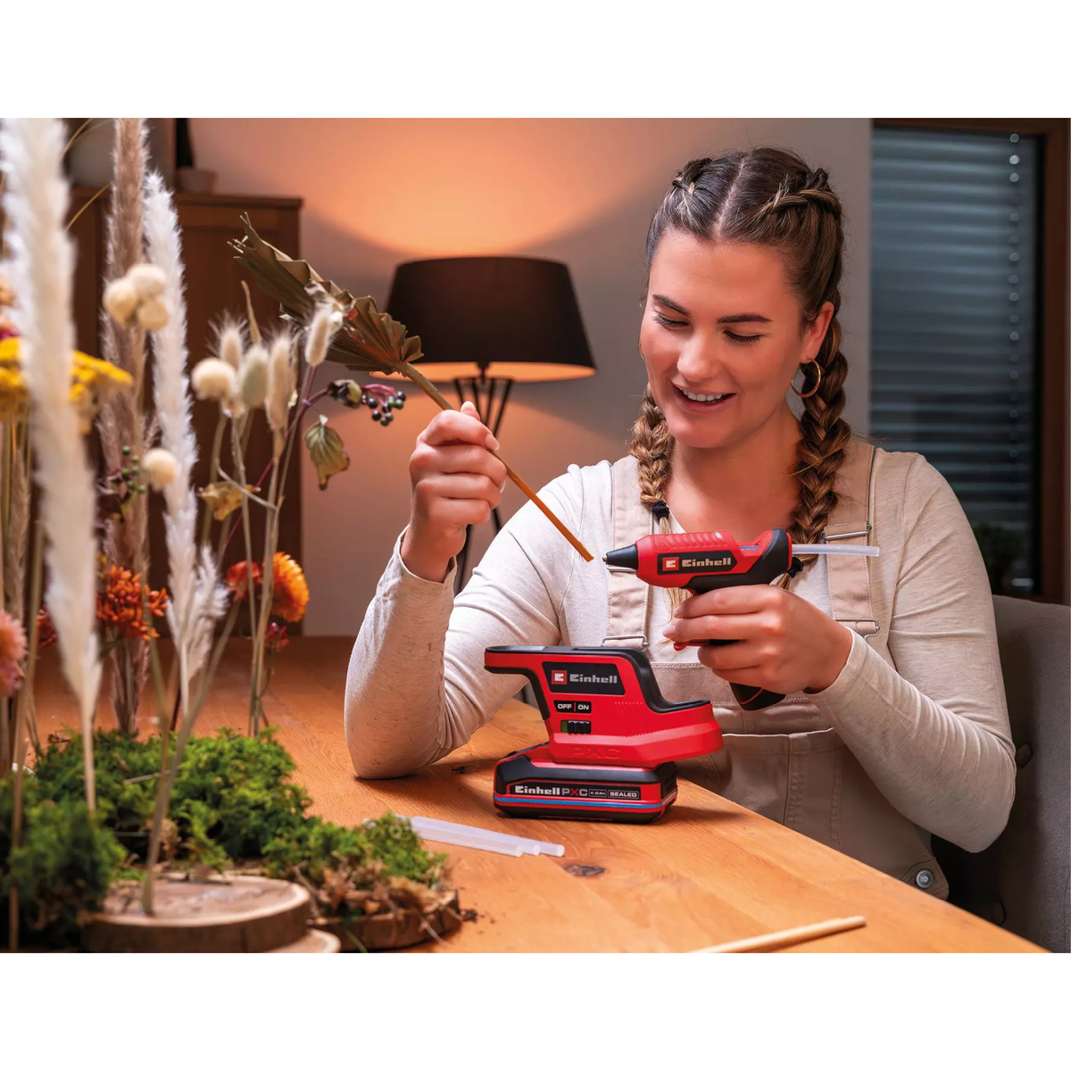 Einhell Cordless Hot Glue Gun TE-CG 18/7 Li - Solo