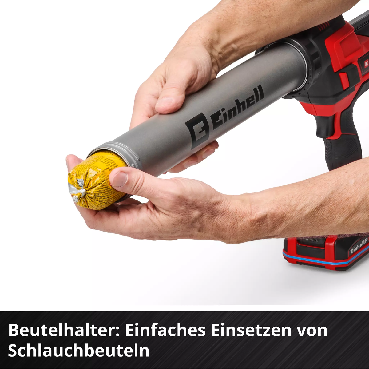 Einhell Cordless Caulking Gun 600ml TE-SG 18/600 B Li - Solo