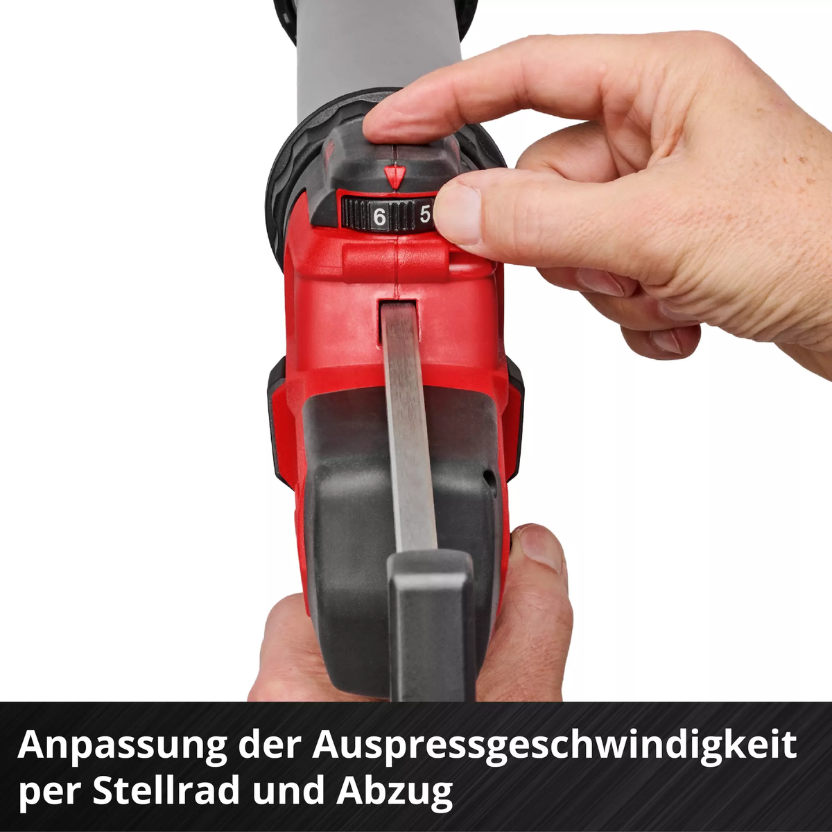 Einhell Cordless Caulking Gun 600ml TE-SG 18/600 B Li - Solo