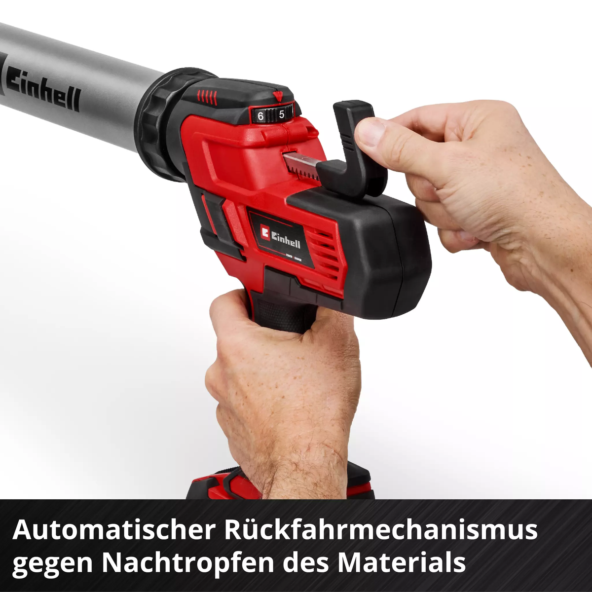 Einhell Cordless Caulking Gun 600ml TE-SG 18/600 B Li - Solo