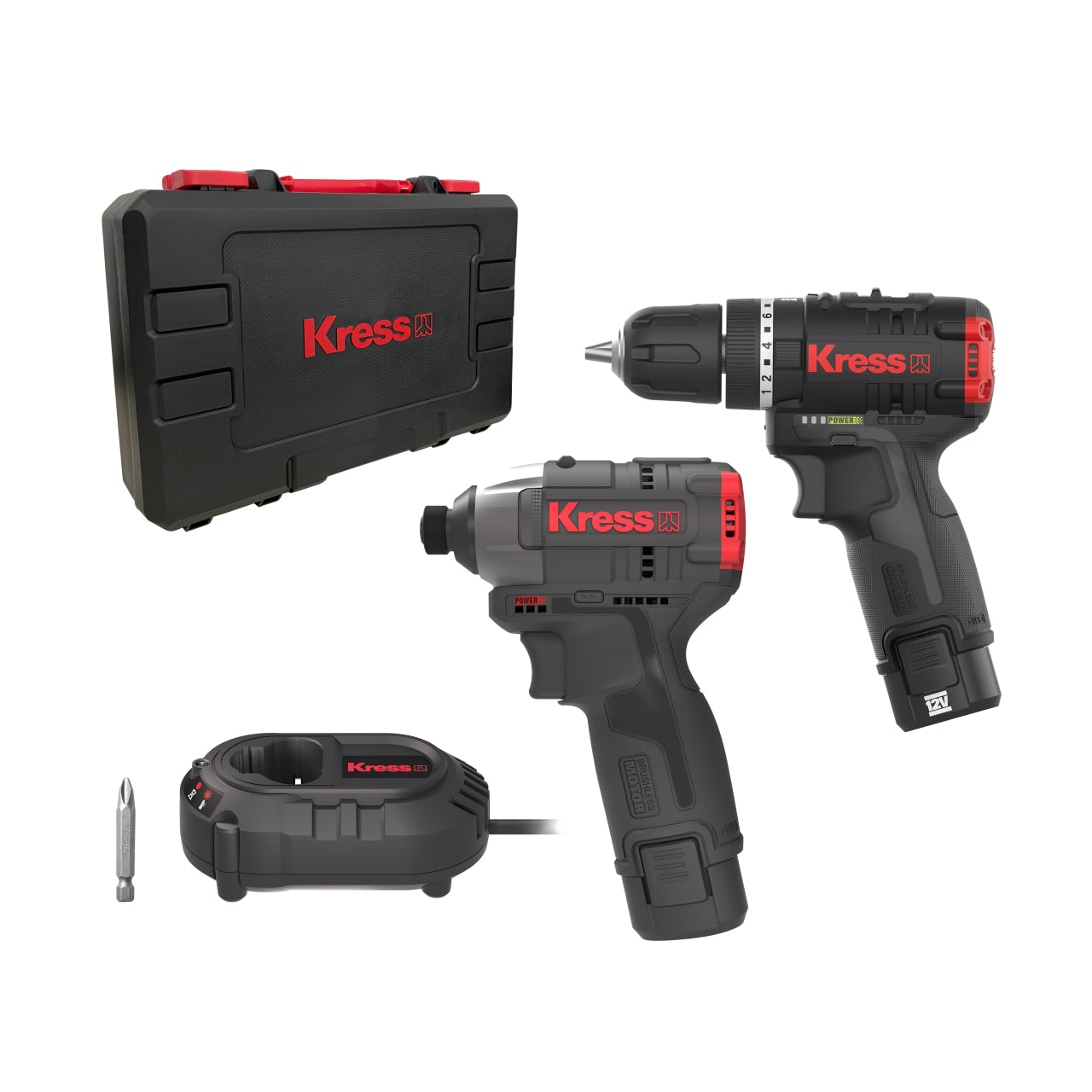 Kress | Cordless Drill & Driver Combo 12v | KUG02