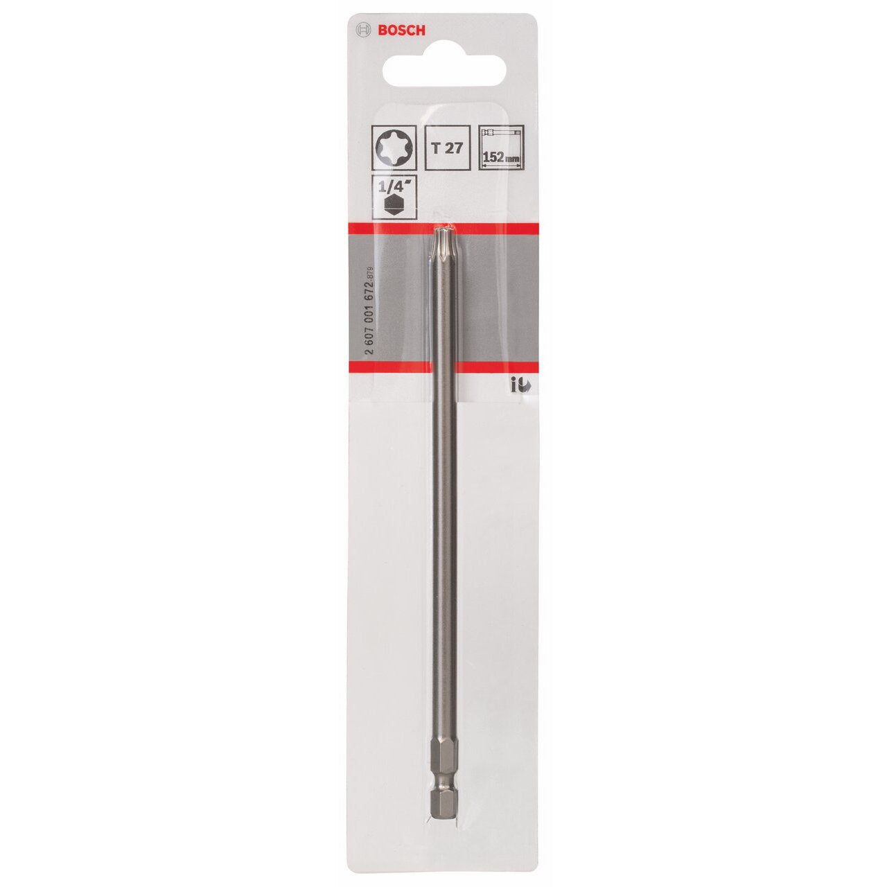 Bosch Extra Hard Screwdriver Bits 152mm