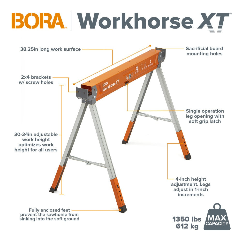 Bora Workhorse XT Twin Pack PM-3360 4 - Power Tool Services