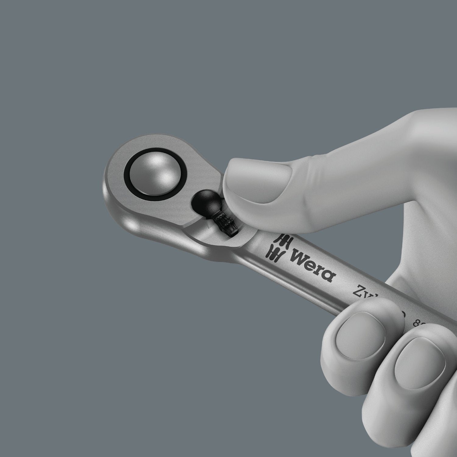 Wera 8100 SA 12 HF Zyklop Metal Ratchet Set with switch lever, 1/4" drive, metric, 13 pieces 5 - Power Tool Services