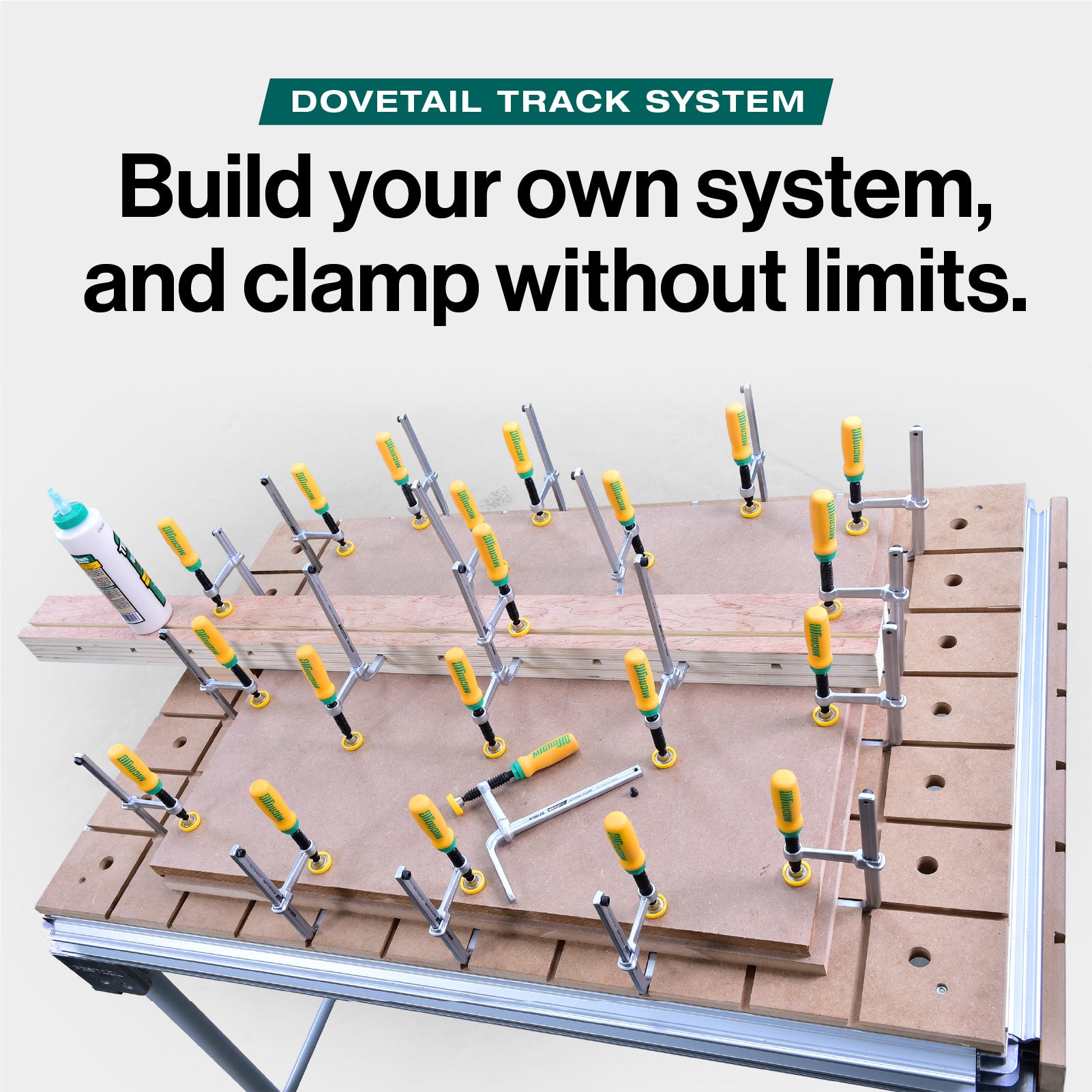 Microjig Matchfit Dovetail Clamps (2-Pack) DVC-538K2