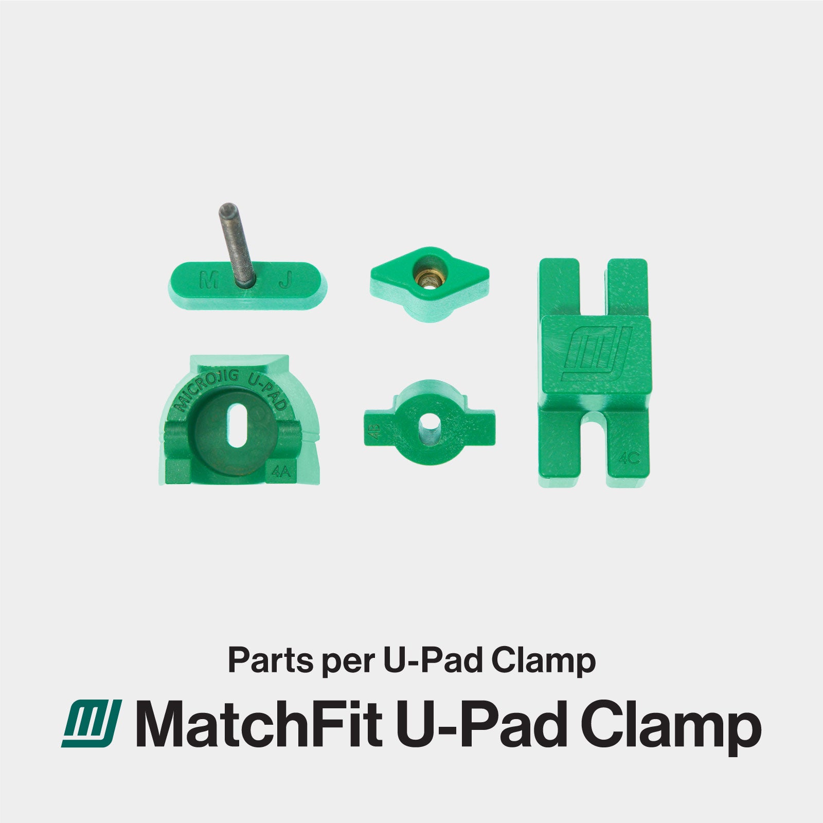 MicroJig MATCHFIT U-Pad Clamp (2-Pack) CN-P1K3 6 - Power Tool Services