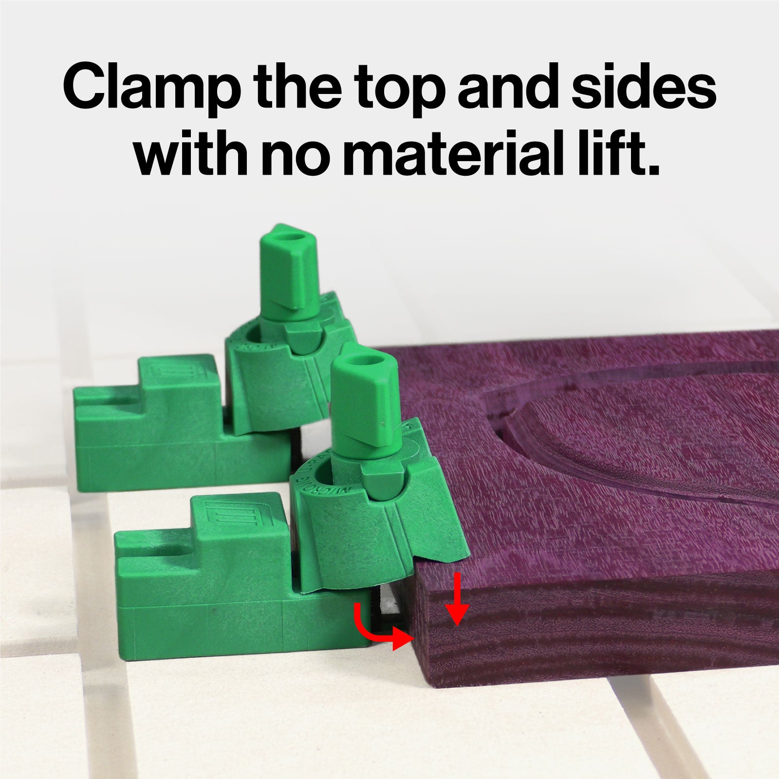 MicroJig MATCHFIT U-Pad Clamp (2-Pack) CN-P1K3 3 - Power Tool Services