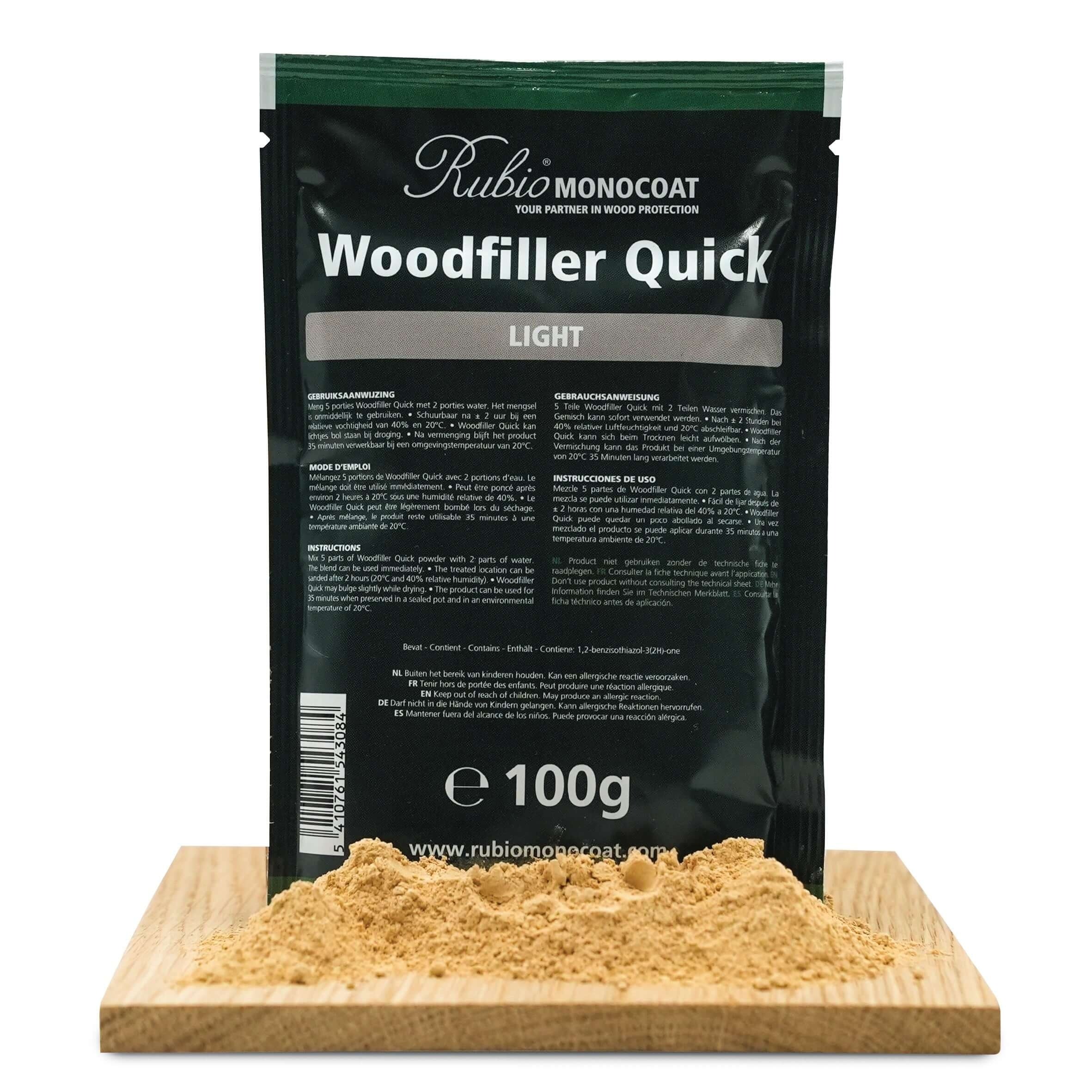 Rubio Monocoat Woodfiller Quick 3 - Power Tool Services