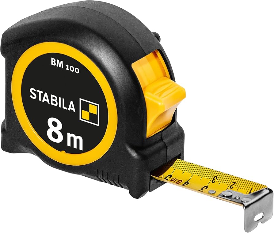 Stabila BM100 Pocket Tape Measure ( Select Size ) 10 - Power Tool Services