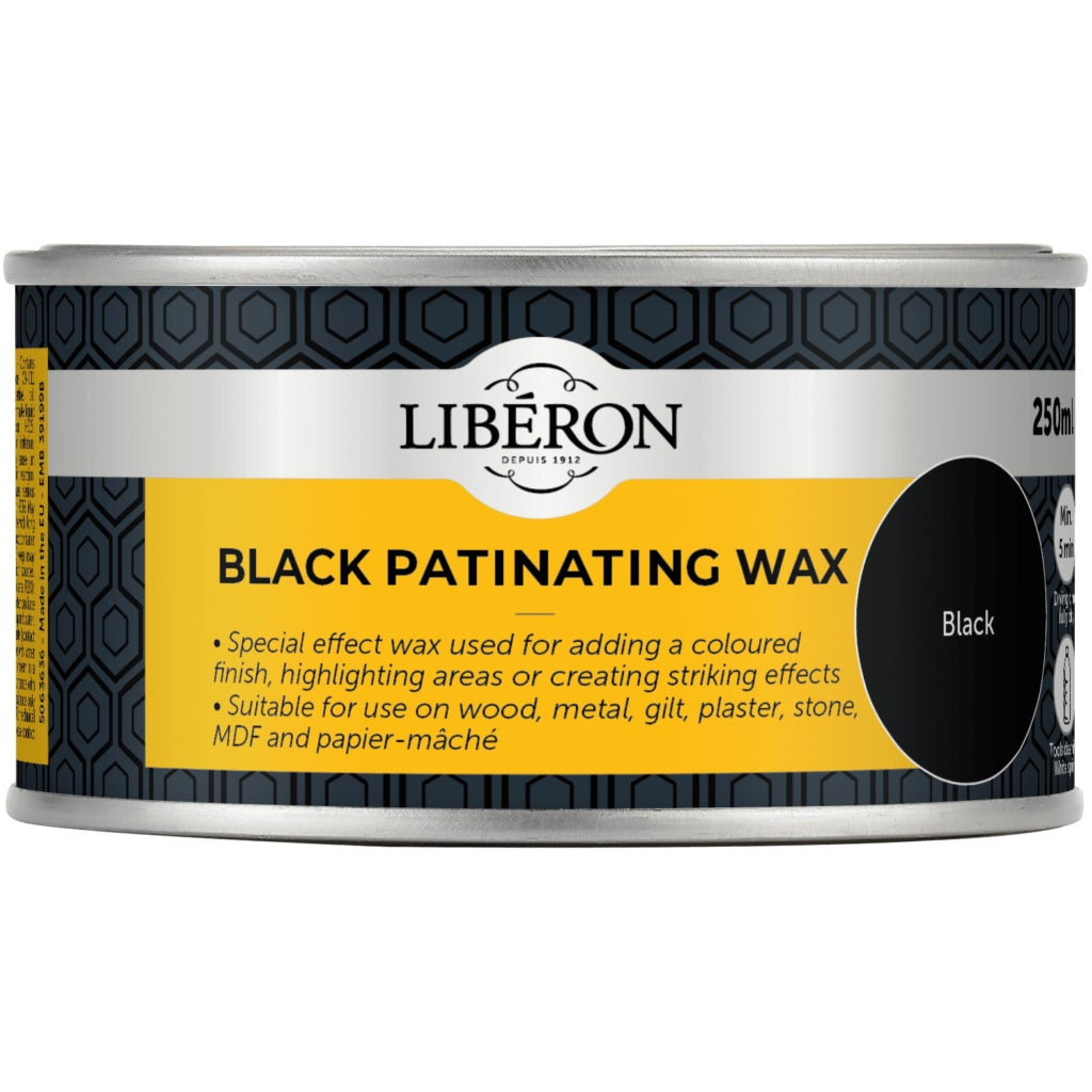 Liberon Black Patinating Wax 250ml 1 - Power Tool Services