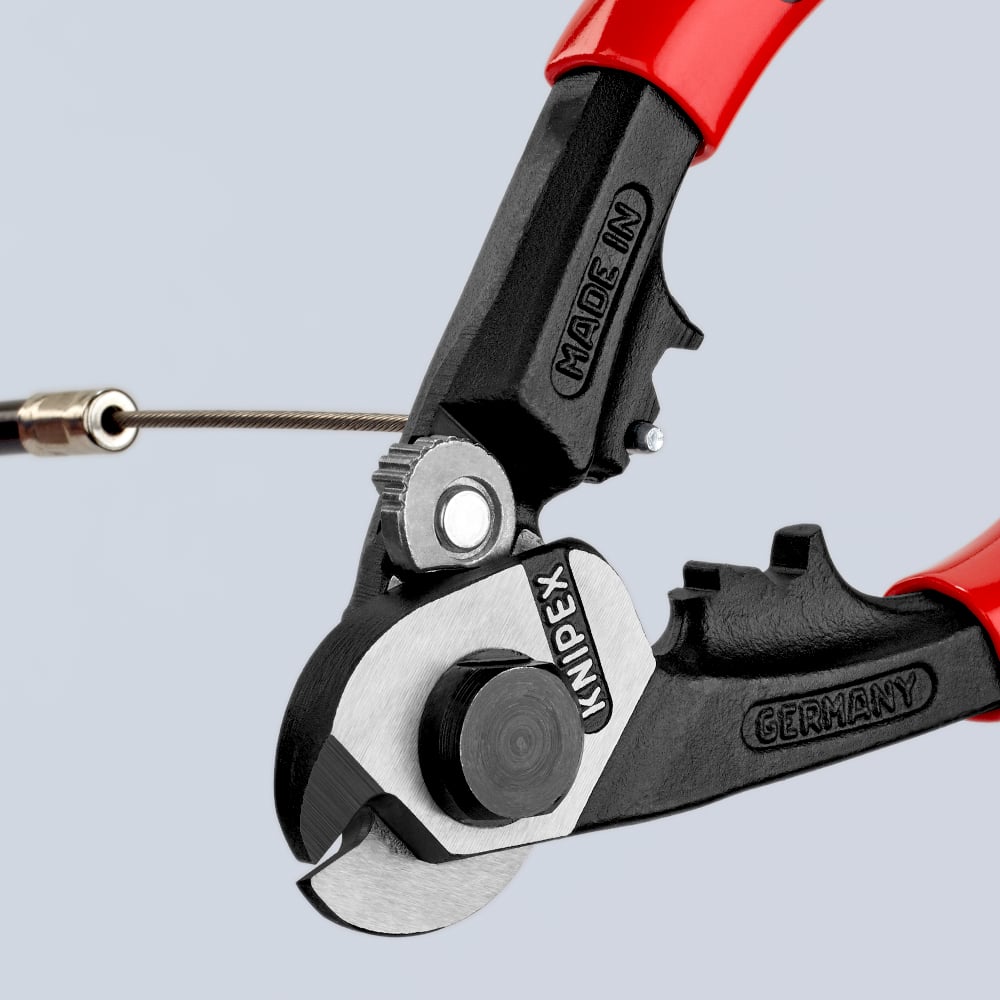 KNIPEX Forged Wire Rope Cutter 95 61 190 9 - Power Tool Services