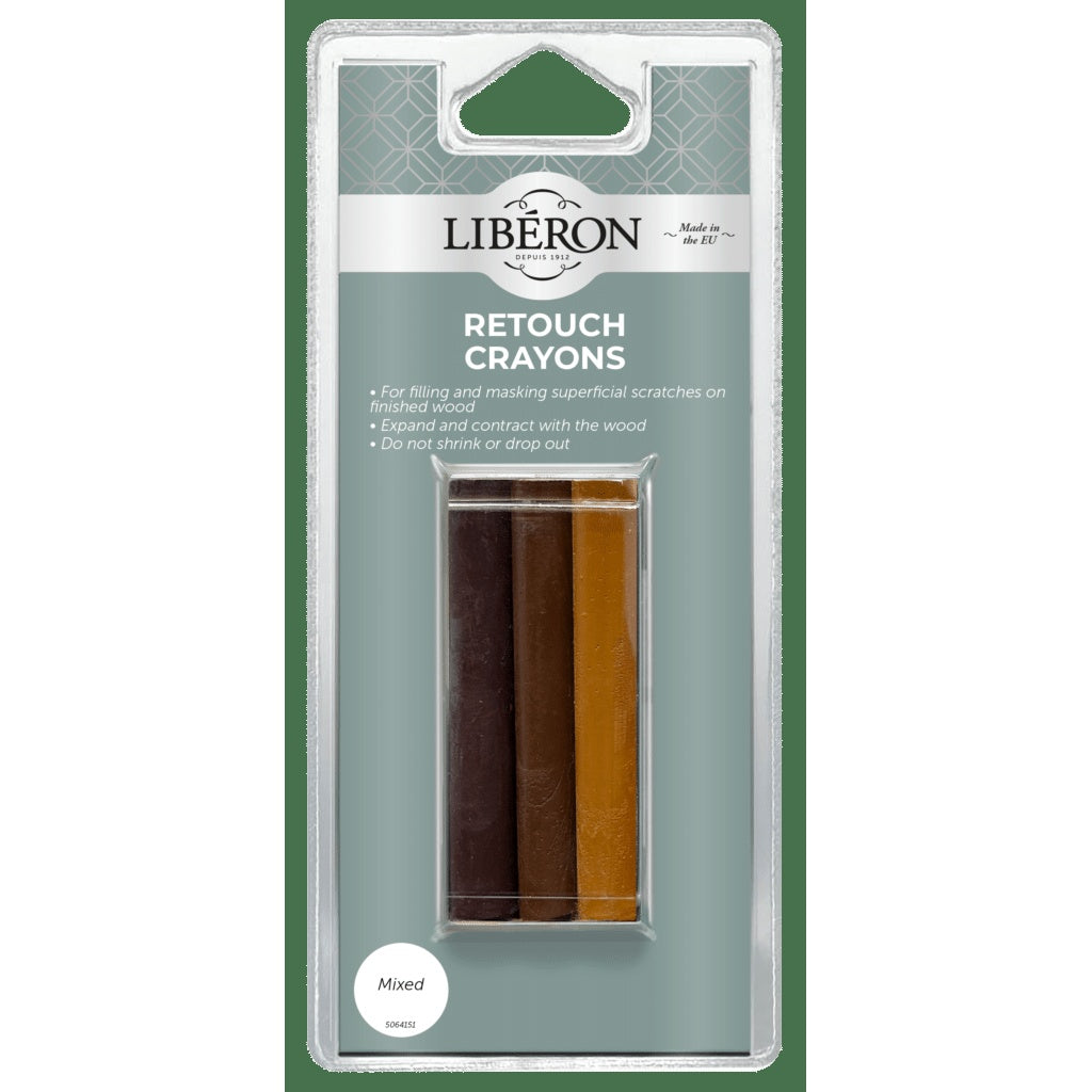 Liberon Retouch Crayons Mixed 3pk - Power Tool Services