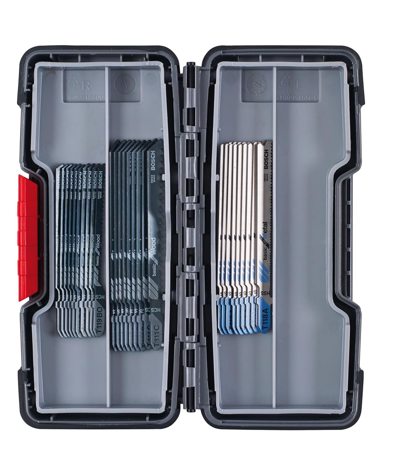Bosch Wood and Metal Jigsaw Blade Set, 30pc 2607010903