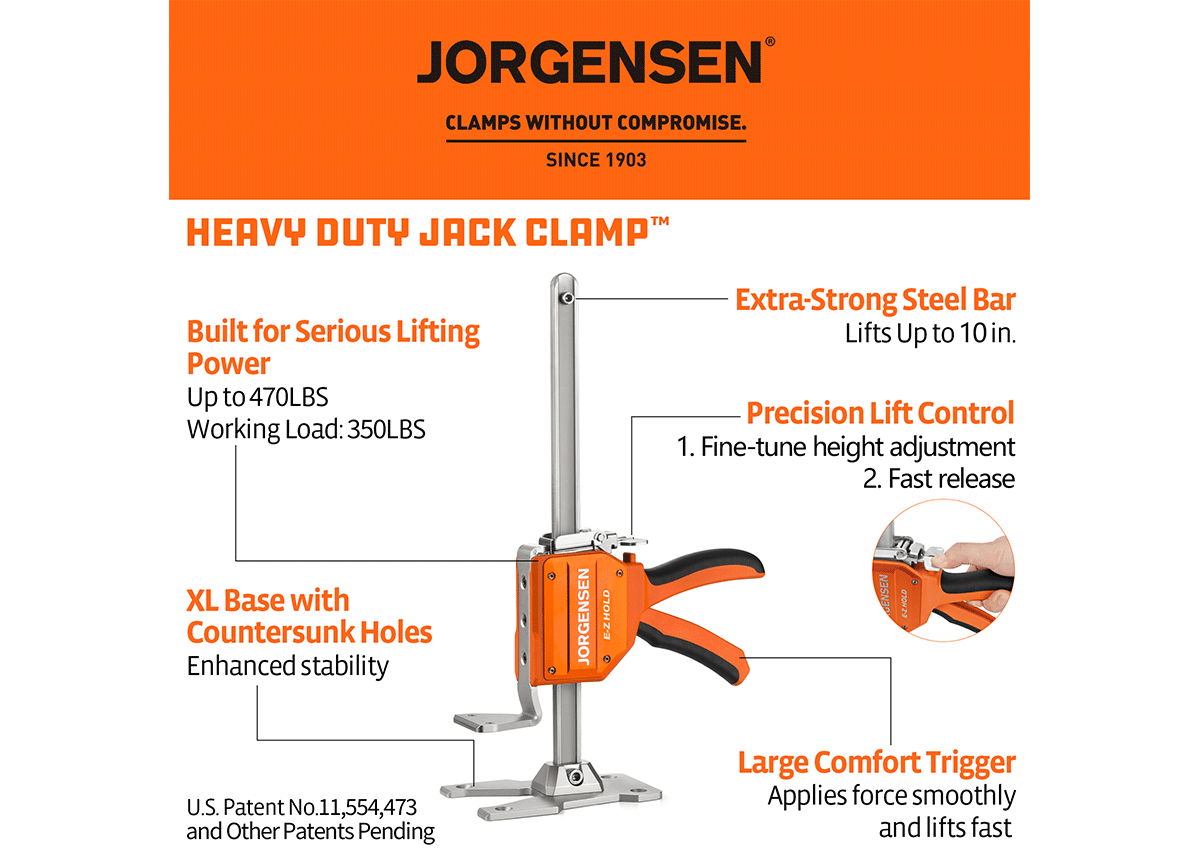Jorgensen 400lbs Jack Clamp