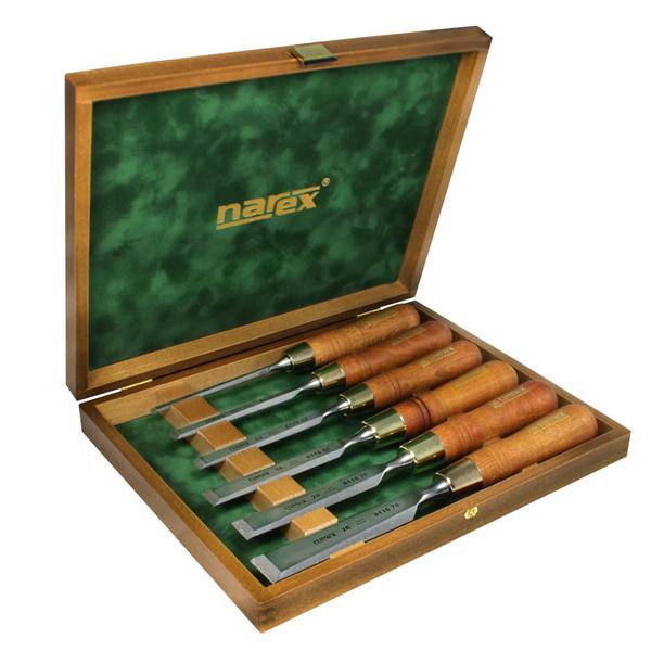Narex Premium Bevel Edge Chisel Set of 6