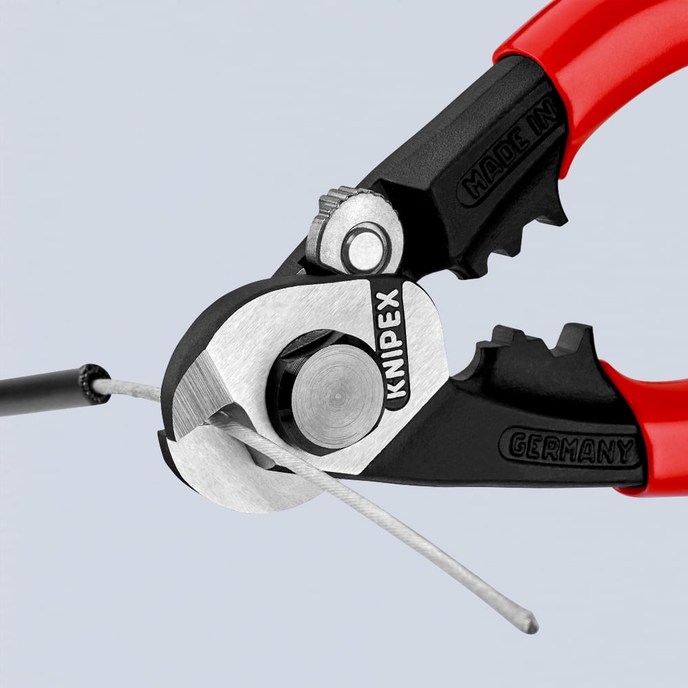 KNIPEX Forged Wire Rope Cutter 95 61 190 22 - Power Tool Services