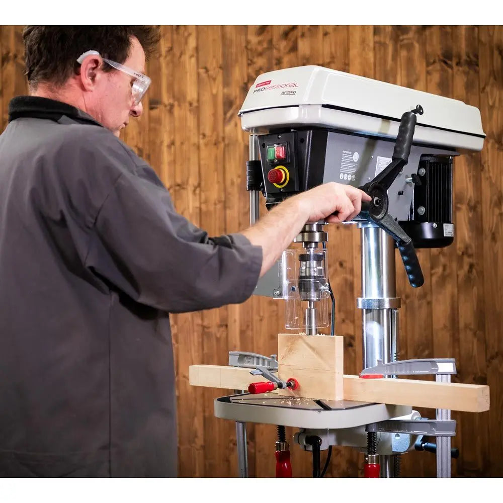 Axminster Professional AP25FD Floor Drill – 230V 7 - Power Tool Services