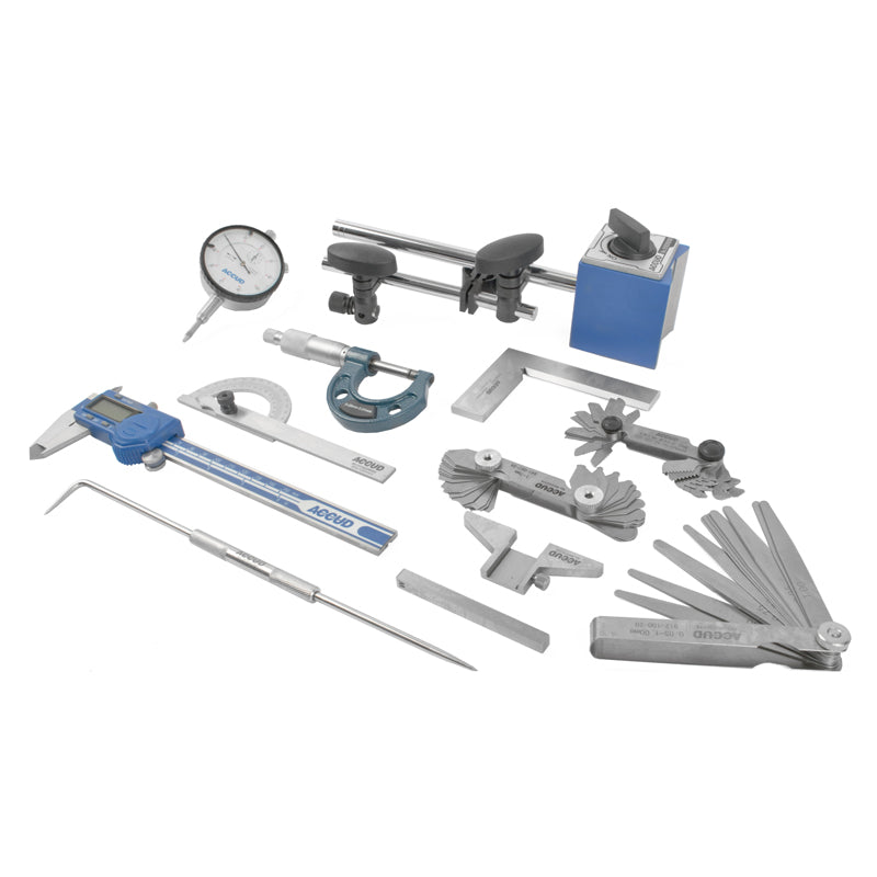 ACCUD | Accud 12Pce Measuring Tool Set In Alumin | 280-000-12 Power Tool Services