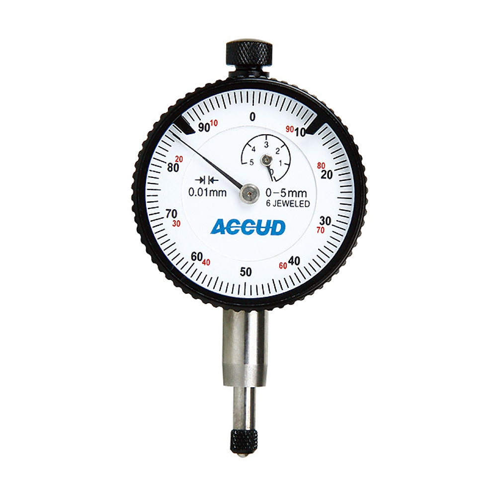 ACCUD | Shockproof Dial Indicator Flat Back 5Mm | 228-005-12 Power Tool Services