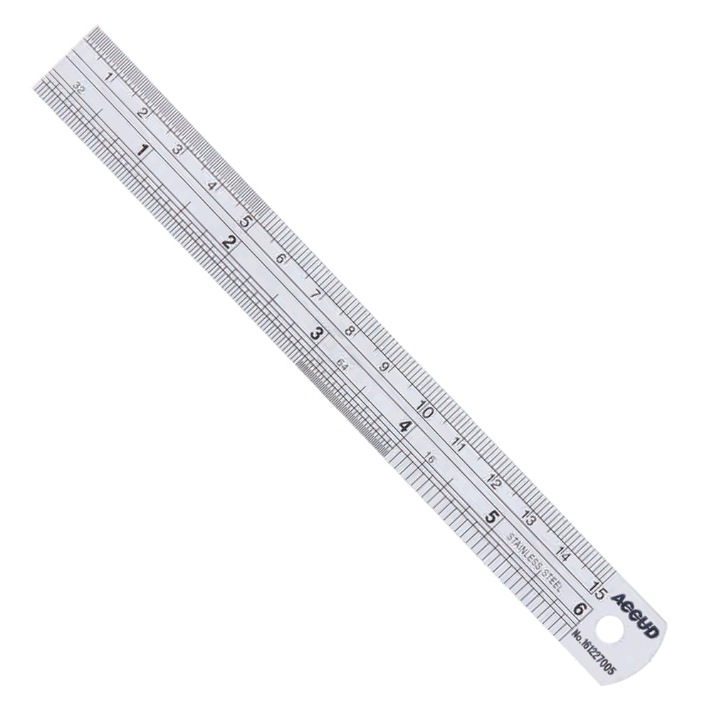 ACCUD | Stainless Steel Ruler 150Mm | 990-006-11 Power Tool Services