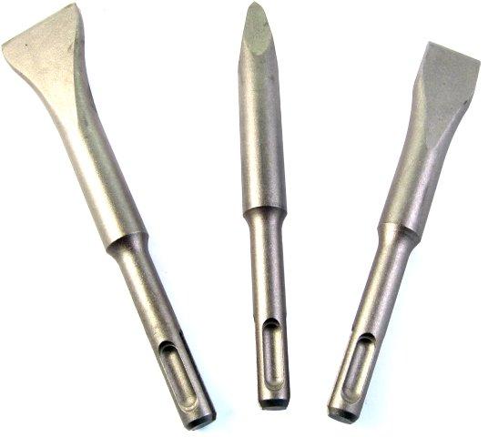 Alpen SDS Short Chisel Set Plastic Tube Point X140mm Flat 20X140