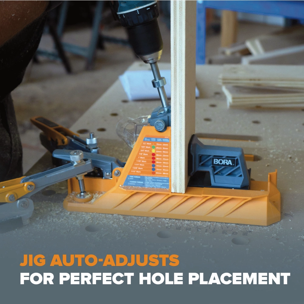 BORA Automatic Pocket Hole Jig | BR-A170201 6 - Power Tool Services