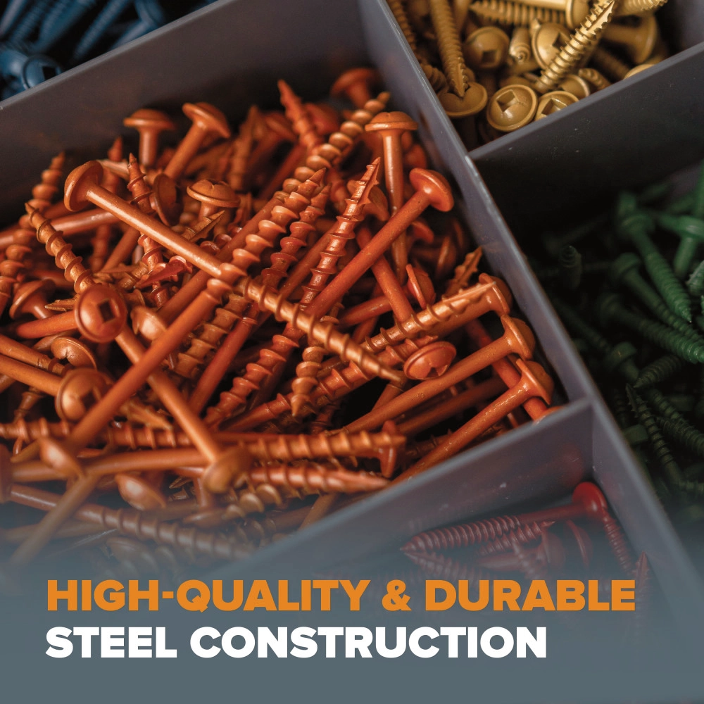 BORA 800-Piece Pocket-Hole Screw Kit Coarse | BR-A180203 7 - Power Tool Services