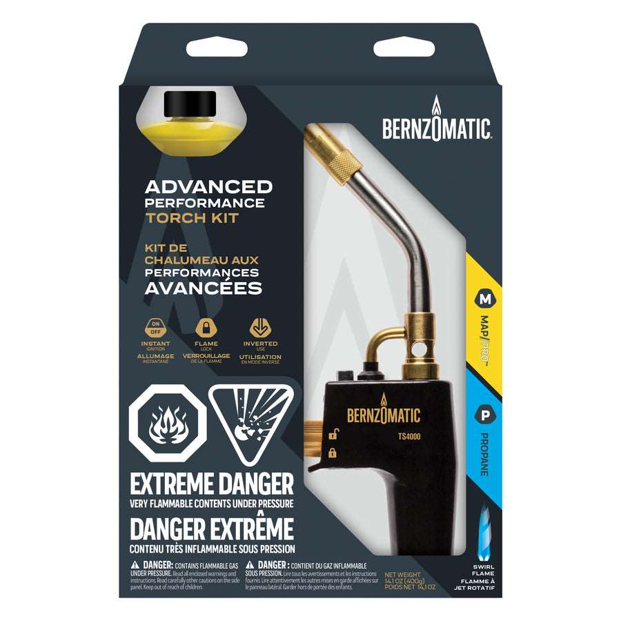 Bernzomatic Advanced Performance Torch Kit TS4000ZKC