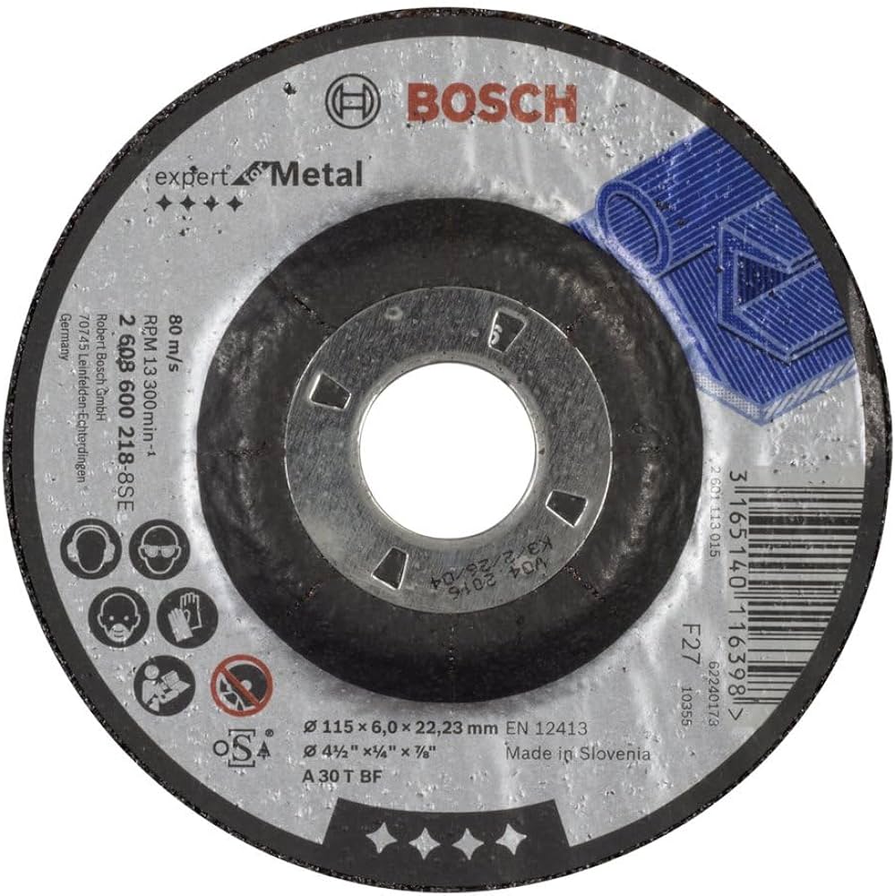 Bosch 115Mm Metal Grinding Disc 2608600218 Power Tool Services
