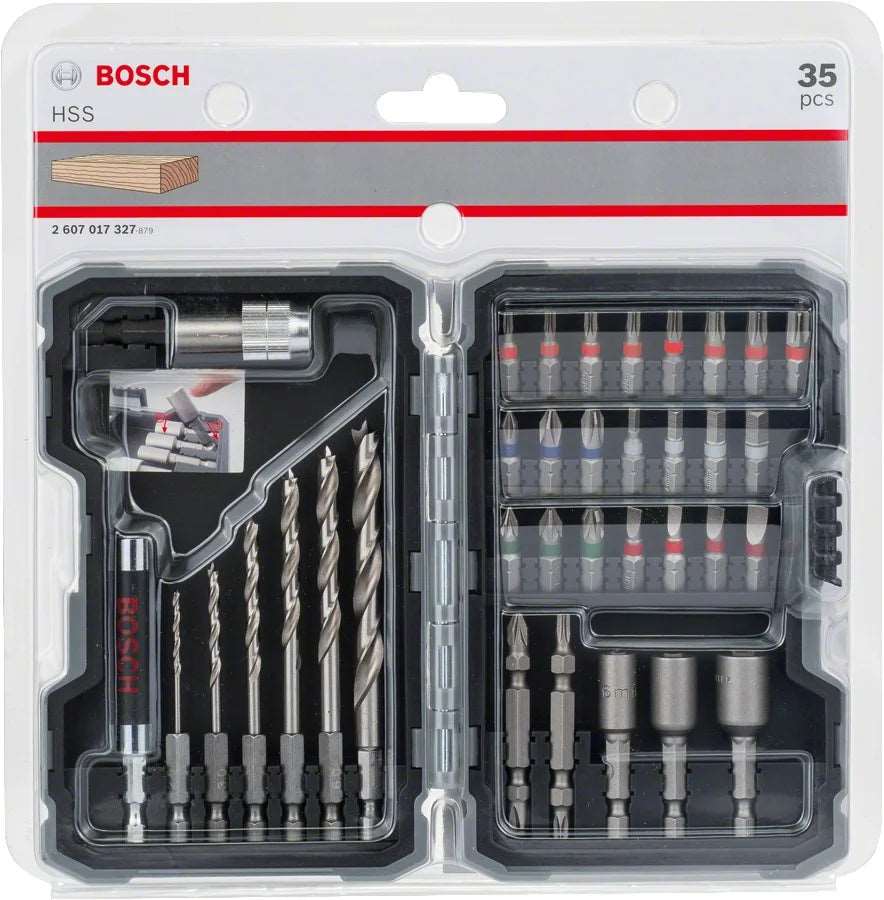 Bosch 35 piece PRO mixed set WOOD 2607017327 Power Tool Services