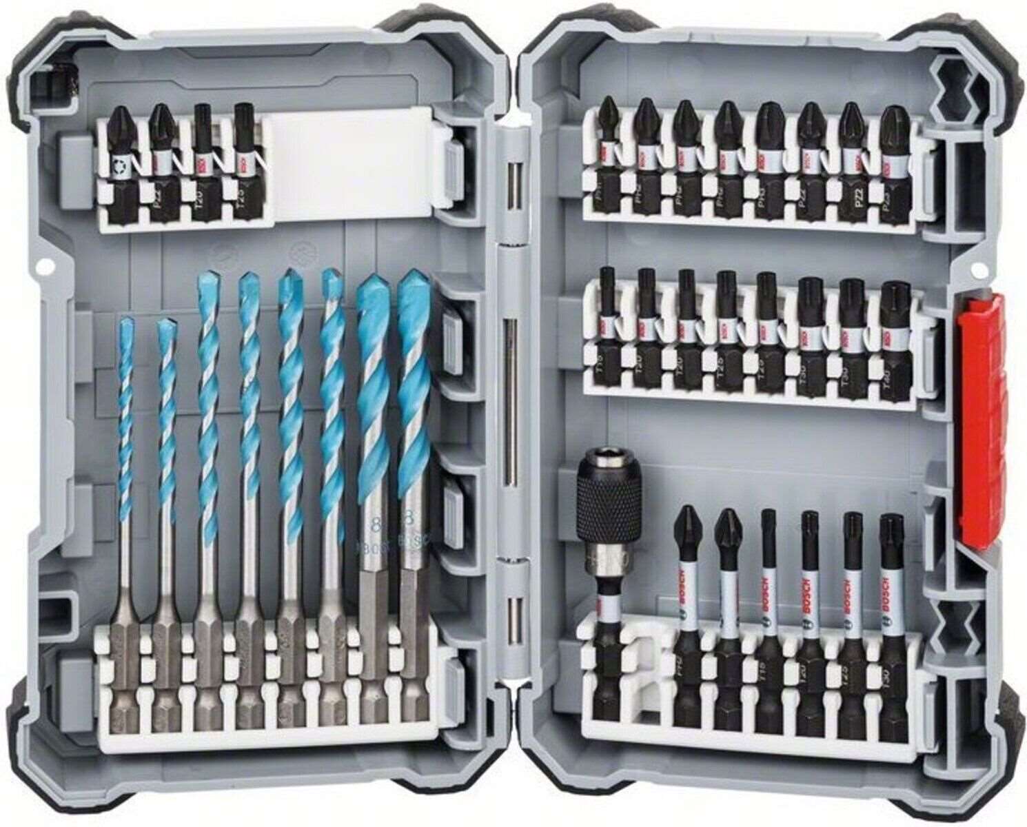 Bosch 35pc MultiConstruction and Impact Control Screwdriver Bit Set 2608577147 Power Tool Services