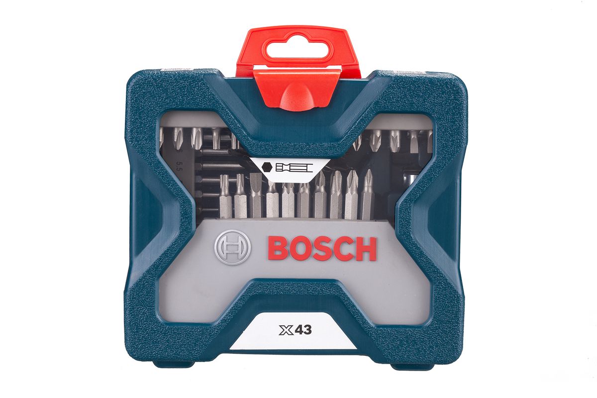 Bosch 43pc X-Blue Line set (drilling & screwdriving & sockets) 2607017510 Power Tool Services
