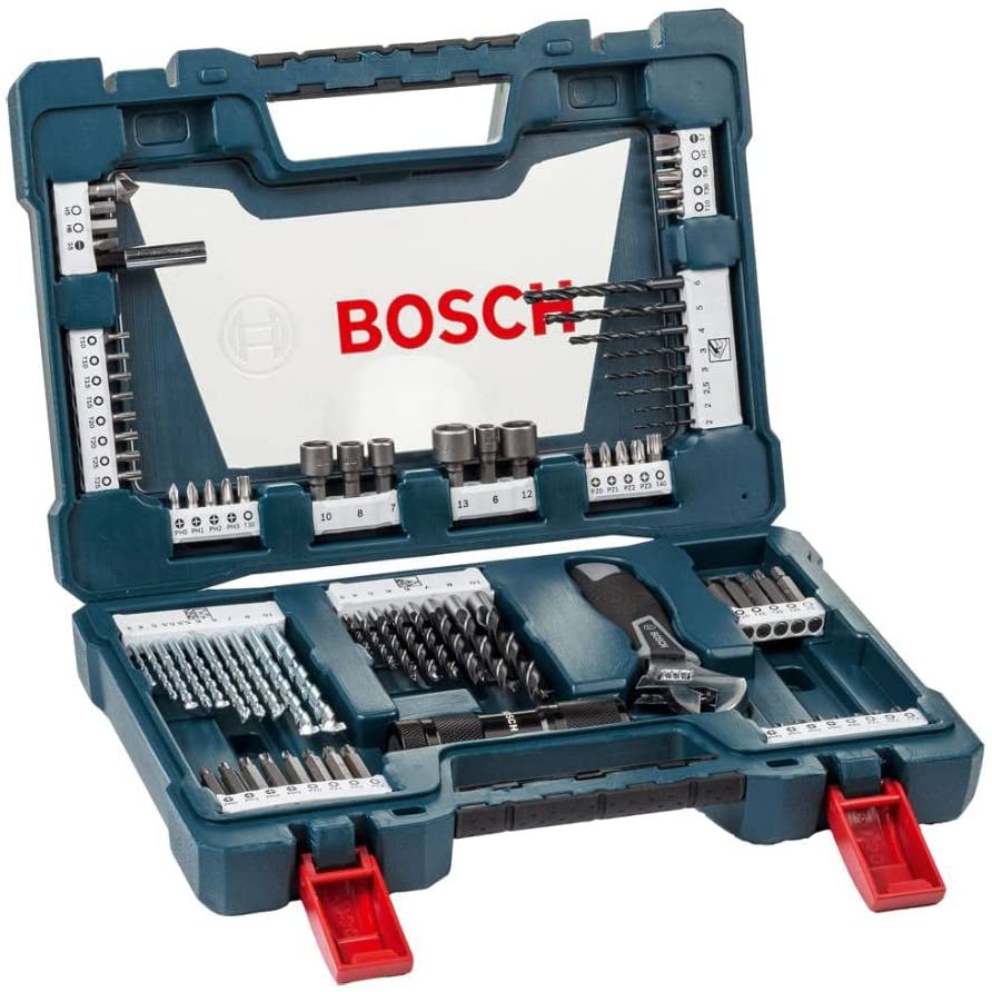 Bosch 83pc V-Blue Line titanium set (drilling & screwdriving) 2607017403 Power Tool Services