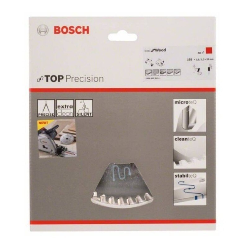 Bosch Accessories Top Precision Circular saw blade 165 x 20 x 1.8 mm Power Tool Services