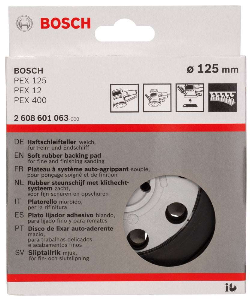 Bosch Backing Pad for PEX 125 A 2608601063 Power Tool Services