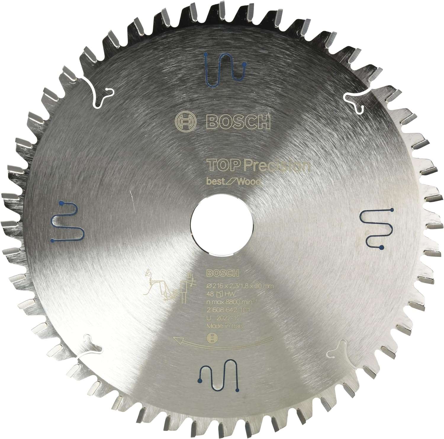 Bosch Best Circular Saw Blade for Wood 216 x 30 x 2.3 mm, 48 2608642101 Power Tool Services