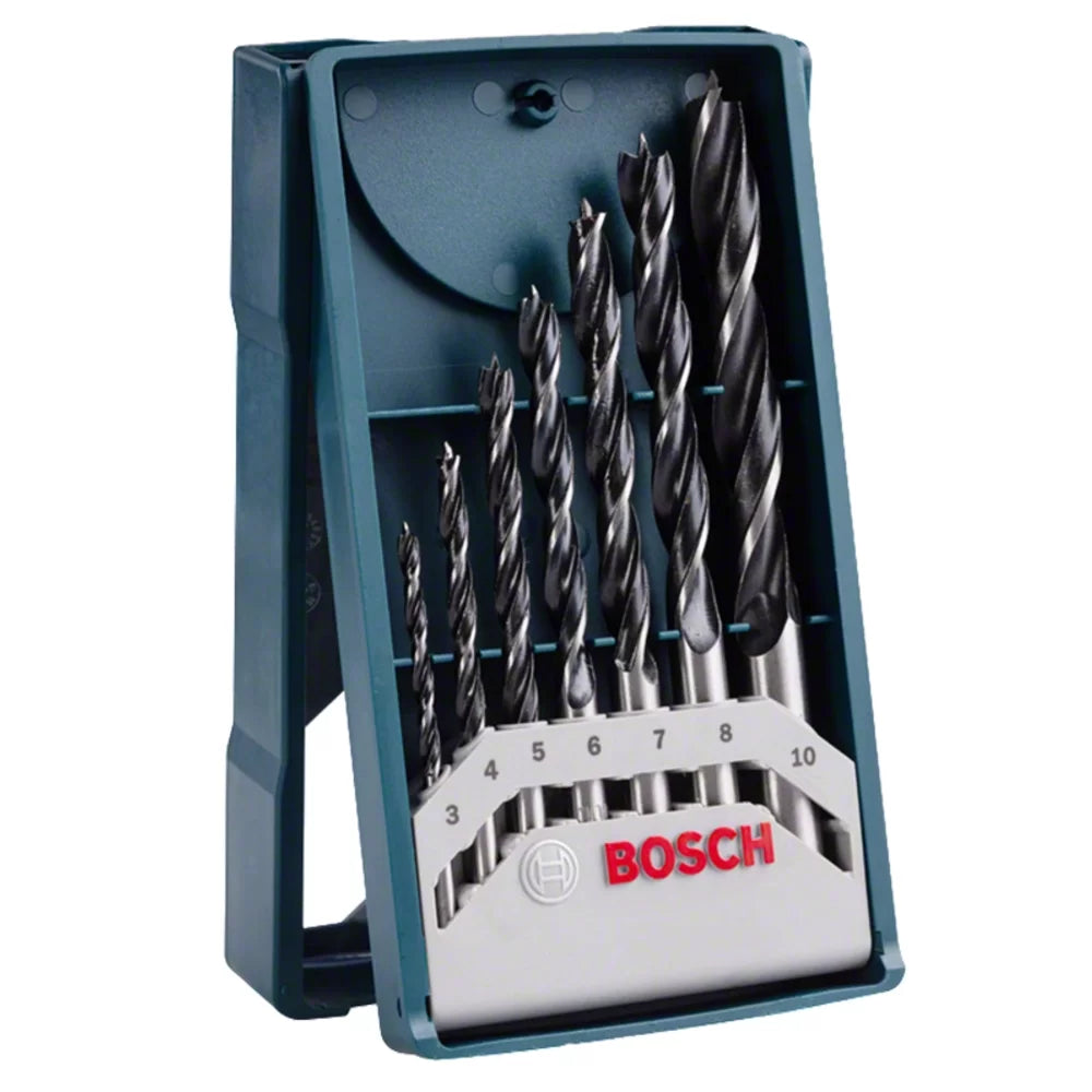 Bosch Brad Point Drill Bit Set 7pc 2607017505 Power Tool Services
